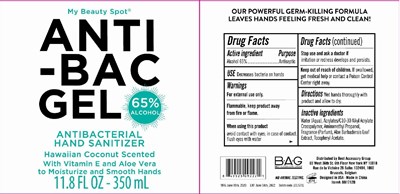 Image Description (Antibac Gel Hand Sanitizer Hawaiian Coconut Scented 350 mL 65 Vv)